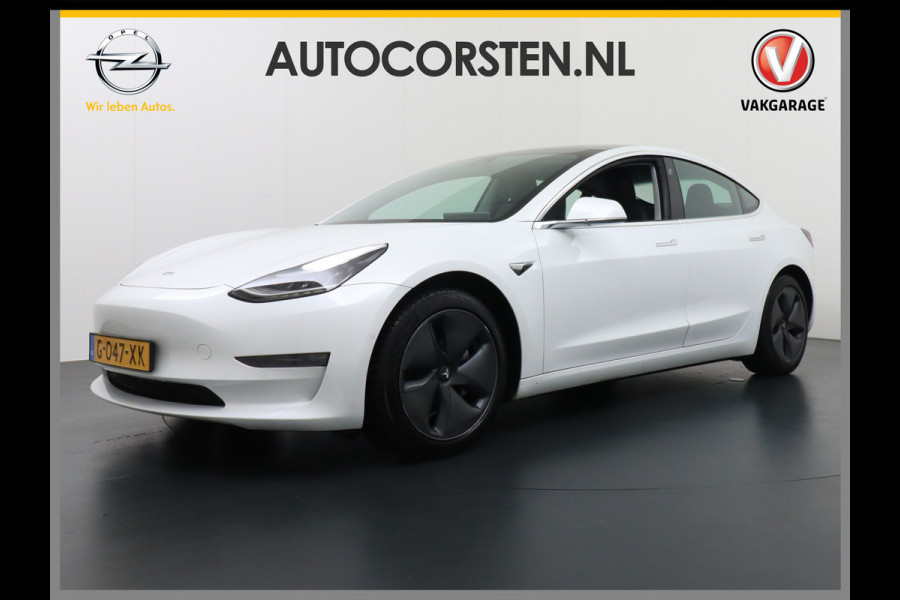 Tesla Model 3 Long Range 75kWh 463PK FSD-mogelijk Premium Audio 4wd Lmv 18" AutoPilot Panoramadak Camera's Leder Adaptive-CruiseControl-Stop&G Stoel en achterbank verwarming Keyless Electr.Stoelen+Memory+Easy-Entry WiFi Origineel Nederlandse auto, 1e Eigenaar, Grootste accu, Tot 16,5kwh thuis laden.