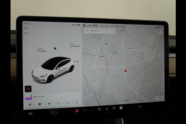 Tesla Model 3 Long Range 75kWh 463PK FSD-mogelijk Premium Audio 4wd Lmv 18" AutoPilot Panoramadak Camera's Leder Adaptive-CruiseControl-Stop&G Stoel en achterbank verwarming Keyless Electr.Stoelen+Memory+Easy-Entry WiFi Origineel Nederlandse auto, 1e Eigenaar, Grootste accu, Tot 16,5kwh thuis laden.