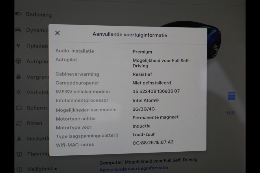 Tesla Model 3 Long Range 75kWh 463PK FSD-Full Self Driving Computer-3 Premium Audio 4wd Lmv 19" AutoPilot Panoramadak Camera's Leder Adaptive- Stoel en achterbank verwarming Keyless Electr.Stoelen+Memory+Easy-Entry WiFi Origineel Nederlandse auto, 1e Eigenaar, Grootste accu, Tot 16,5kwh thuis laden.