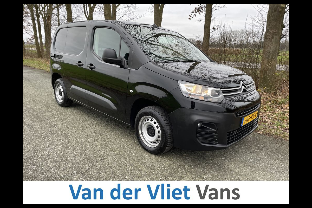 Citroën Berlingo 1.5 BlueHDI E6 3-Zits Lease €239 p/m, Airco, PDC, Carplay, Onderhouds historie aanwezig