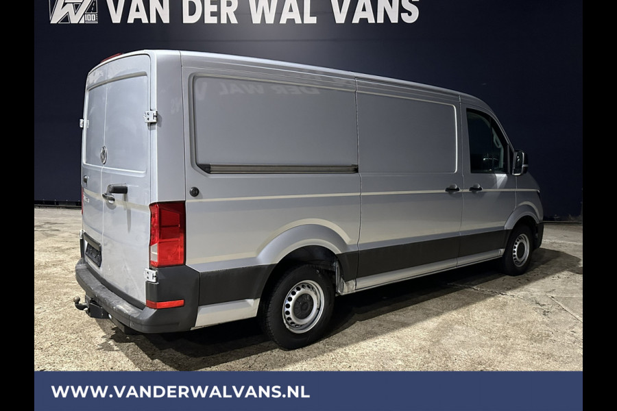 Volkswagen Crafter 2.0 TDI 141pk L3H2 L2H1 Euro6 Airco | Navigatie | Apple Carplay | Android Auto | Trekhaak Parkeersensoren, Bijrijdersbank