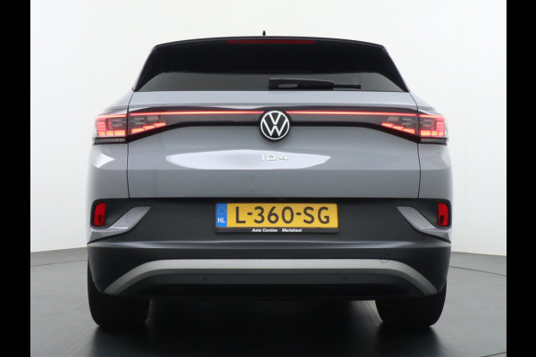 Volkswagen ID.4 204pk 77 kWh Navi Adap.Cruise Camera 19" Apple Carplay Android Carplay (8%bijtel.) Keyless-Advanced Dual-Colour B-Spiegel+Projec IQ.Drive First Pro Mirrorlink Zwarte-Hemel Bordherk. Lane-dep. Front-Assist Led Stoelverwarmd dab . Usb 1/2Leer Pdc KeylessStart Grootste accu ! 1000kg trekvermogen Grootste Accu met Krachtigste motor! Leer/Alcantara 1st. First Edition slechts 12% bijtelling Snelladen tot 135kw/uur ! ruim 52K nieuw! 1e eigenaar, orig.N