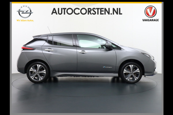 Nissan Leaf E+ 62 kWh LEDER Camera Grootste ACCU! Trekhaak Apple Carplay Android Auto Adapt.Cruise-Control Navi Ecc Bluetooth DAB Keyless Le Verwarmd Lederen Stuur Isofix e+ N-Connecta