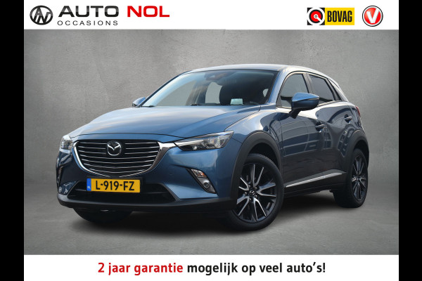 Mazda CX-3 2.0 SkyActiv-G 120 Dynamic | Automaat | Bose | Leer |  HUD | Stuur- en Stoelverw.