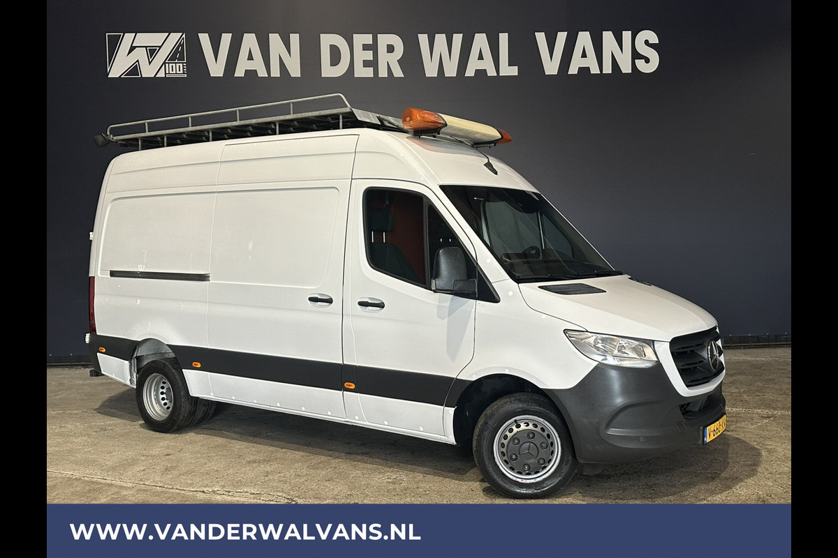 Mercedes-Benz Sprinter 516 CDI 164pk L2H2 Dubbel Lucht 3500kg Trekhaak Euro6 Airco | Imperiaal Camera, Navigatie, Cruisecontrol, Trap, Inrichting