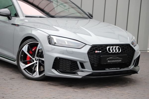 Audi RS5 2.9 TFSI Quattro | RS Dynamic | 451PK | B&O | Nardo | Pano | Carbon | Sportstoelen | Rode-sticksels | 2017.