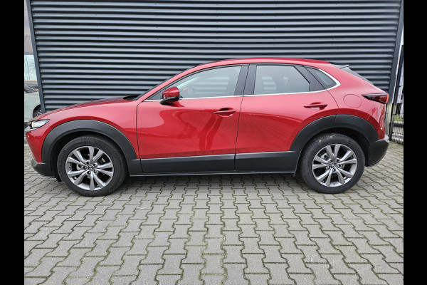 Mazda CX-30 2.0 e-SkyActiv M Hybrid Luxury 150pk Dealer O.H | Adaptive Cruise | Lederen Sportstoelen Memory | BOSE Sound | 360 Camera | Head Up | Keyless | Apple Carplay |