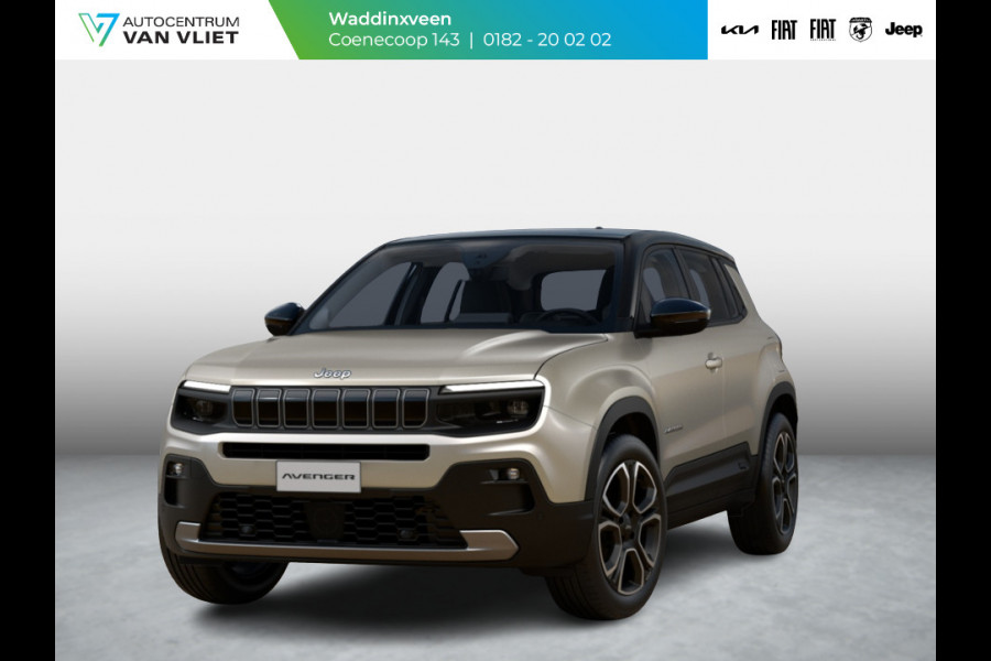 Jeep Avenger Summit 54 kWh | Schuif/Kanteldak | Leder&Winter Pack | Stone Grey