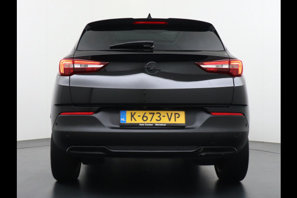 Opel Grandland X 1.6T 180PK Automaat Apple Carplay Android Auto Panoramadak Navi Ecc 360° Camera DAB Bluetooth Draadloze tel.lader Denon® Sound Dodehoek detector Lane Assist Lmv 19" Regen-Licht Sensor Pdc Adaptief licht Led Business Elegance 1e Eigenaar