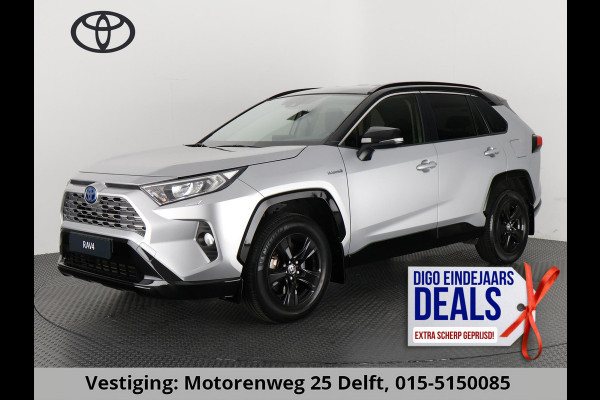 Toyota RAV4 2.5 HYBRID AWD DYNAMIC SILVERLINE BI-TONE CARPLAY NAVI.PDC.1650 KG TREKGEWICHT. GARANTIE TOT 2030!