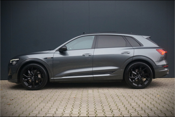 Audi e-tron e-tron 50 quattro Launch edition Black 71 kWh | S-Line | Panoramadak | Memory Seats | Trekhaak | Luchtvering | Adaptive Cruise Control | Camera | Keyless | Matrix LED | Leder | Stoelverwarming | NAP | BTW