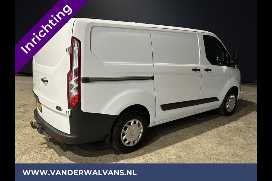 Ford Transit Custom 2.0 TDCI **BPM VRIJ voor de Ondernemer** L1H1 inrichting Euro6 Airco | Camera | Navigatie | Trekhaak Cruisecontrol, Parkeersensoren, Bijrijdersbank