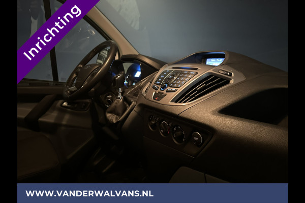 Ford Transit Custom 2.0 TDCI **BPM VRIJ voor de Ondernemer** L1H1 inrichting Euro6 Airco | Camera | Navigatie | Trekhaak Cruisecontrol, Parkeersensoren, Bijrijdersbank