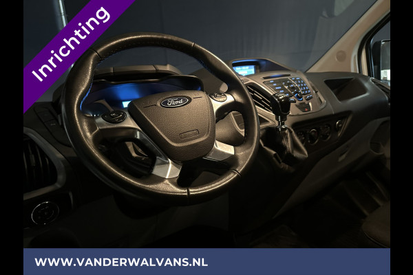 Ford Transit Custom 2.0 TDCI **BPM VRIJ voor de Ondernemer** L1H1 inrichting Euro6 Airco | Camera | Navigatie | Trekhaak Cruisecontrol, Parkeersensoren, Bijrijdersbank