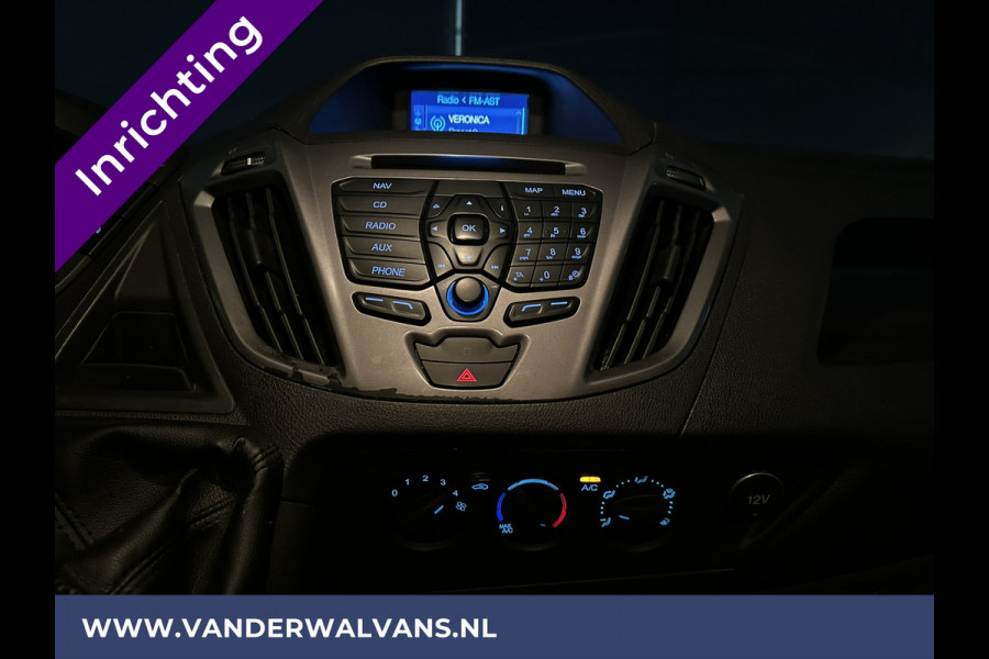 Ford Transit Custom 2.0 TDCI **BPM VRIJ voor de Ondernemer** L1H1 inrichting Euro6 Airco | Camera | Navigatie | Trekhaak Cruisecontrol, Parkeersensoren, Bijrijdersbank