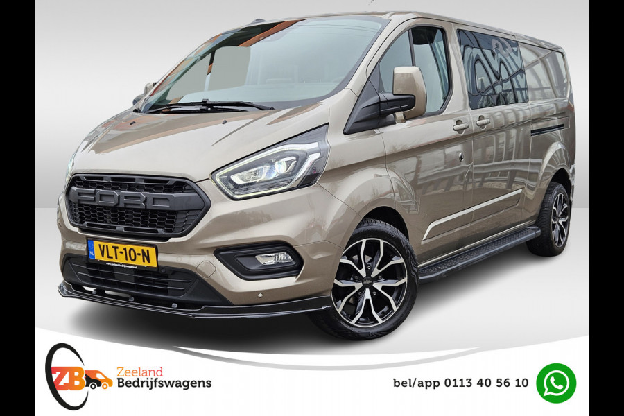 Ford Transit Custom 300 2.0 TDCI L2H1 | Treeplanken | 18'Sportvelgen | Carplay | Dodehoek det.