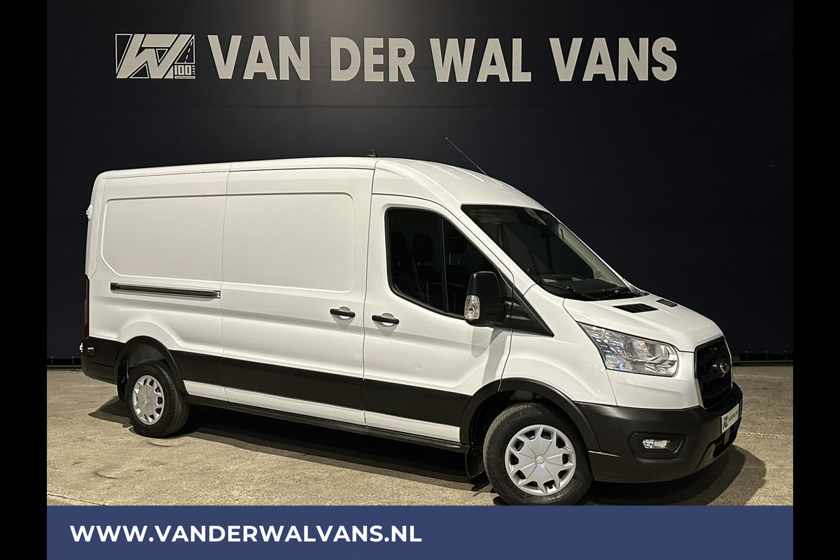 Ford Transit 2.0 TDCI 131pk L3H2 Euro6 Airco | Camera | Navigatie | Apple Carplay Cruisecontrol, Verwarmde voorruit, Stoelverwarming, Parkeersensoren, Bijrijdersbank