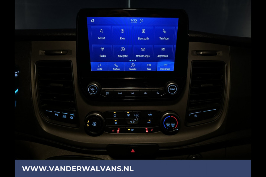 Ford Transit 2.0 TDCI 131pk L3H2 Euro6 Airco | Camera | Navigatie | Apple Carplay Cruisecontrol, Verwarmde voorruit, Stoelverwarming, Parkeersensoren, Bijrijdersbank