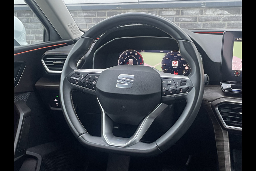 Seat Leon Sportstourer 1.5 eTSI Xcellence M-Hybrid | LED | Carplay | Navigatie | Keyless | Sfeerverl. | ECC | Adap. Cruise