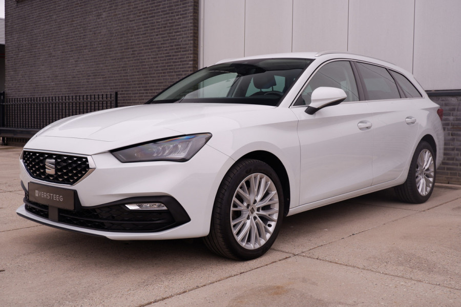 Seat Leon Sportstourer 1.5 eTSI Xcellence M-Hybrid | LED | Carplay | Navigatie | Keyless | Sfeerverl. | ECC | Adap. Cruise