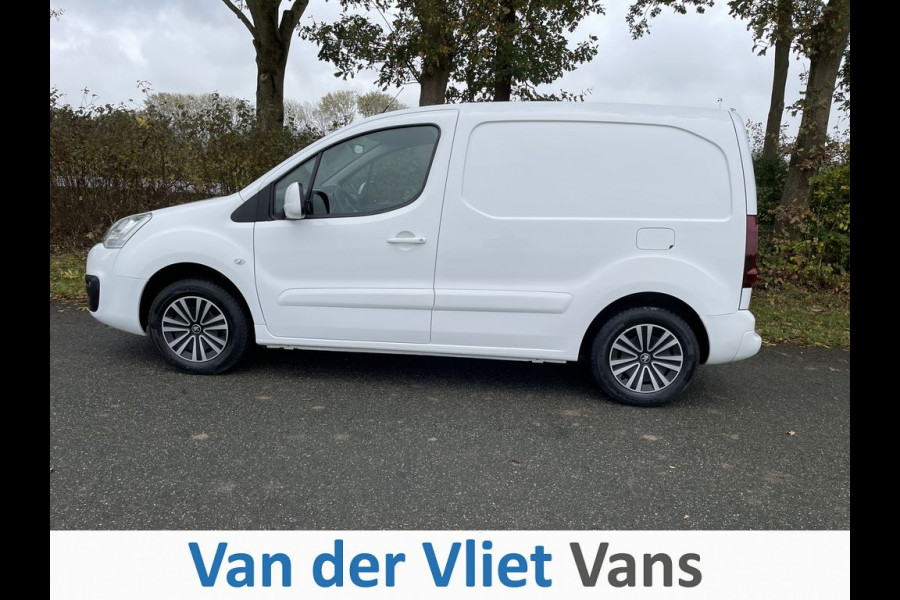 Peugeot Partner 1.6 BlueHDi E6 Premium Pack 3-Zits BPM Vrij! Lease €143p/m, Airco, PDC, Navi, Led, Onderhoudshistorie aanwezig