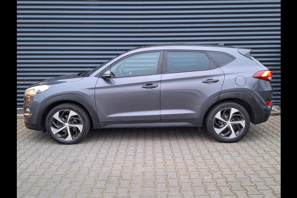 Hyundai Tucson 1.6 T-GDI Premium Automaat | Panodak | Lederen Bekleding | Trekhaak Afneembaar | Apple Carplay | Panodak | Cruise Control | Navigatie | Camera | L.M. 19" | DAB |