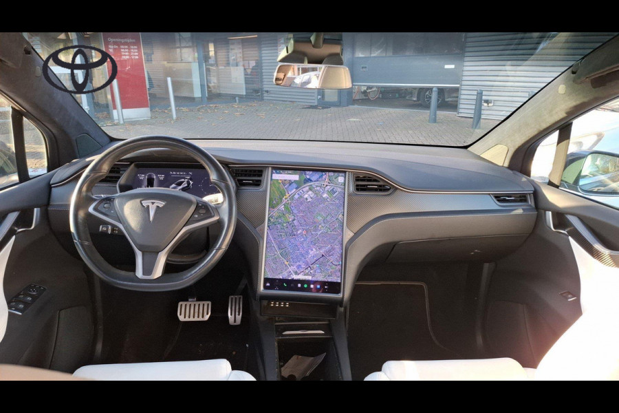 Tesla Model X Performance Ludicrous 7p. 600 PK! | Navigatie | Lederen bekleding |