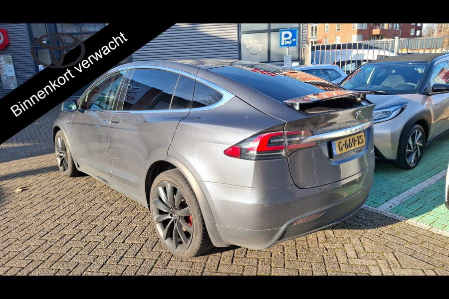 Tesla Model X Performance Ludicrous 7p. 600 PK! | Navigatie | Lederen bekleding |