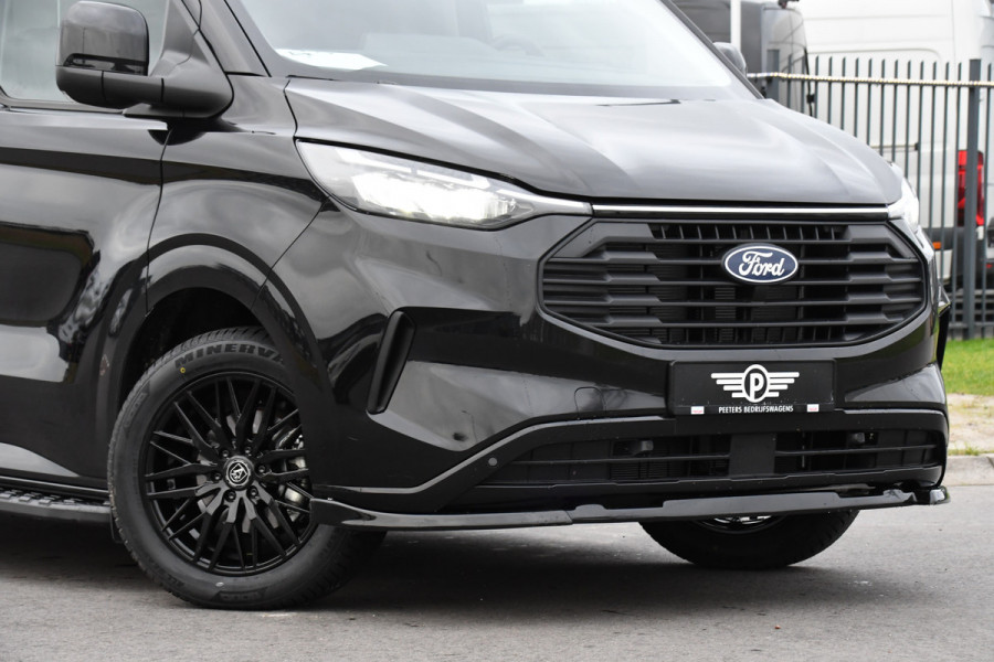 Ford Transit Custom 320 2.0 TDCI L2H1 Black Edition Limited Adaptieve Cruise, Camera, Virtual, Automaat, 70PK, Carplay, Multimedia, Stoelverwarming, UNIEK!