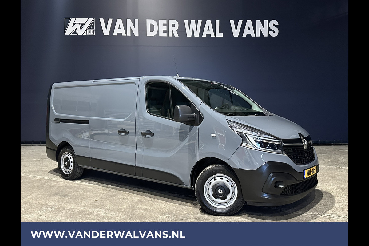 Renault Trafic 2.0 dCi 120pk L2H1 Euro6 Airco | LED | 2x Zijdeur | Navigatie | Cruisecontrol | Trekhaak Parkeersensoren, Bijrijdersbank