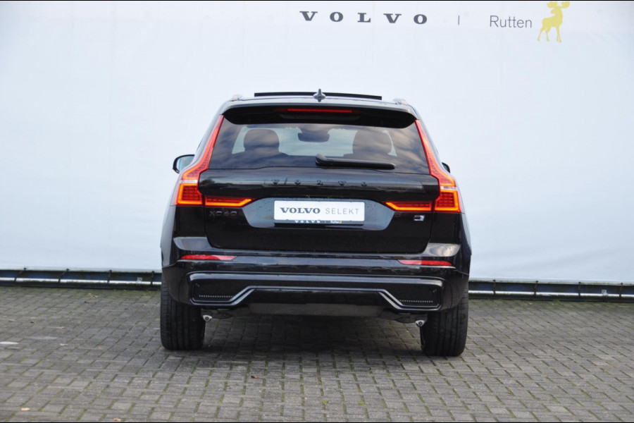 Volvo XC60 T6 350PK AWD Ultra Black Edition Long range / Head-up display / Harman Kardon audio / Panoramadak / BLIS / Elektrisch bedienbare voorstoelen / Memory seats / Verwarmbare stoelen / Keyless entry /