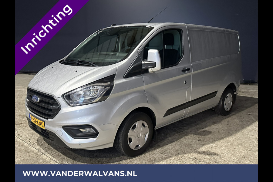 Ford Transit Custom 2.0 TDCI **BPM VRIJ voor de Ondernemer** L1H1 inrichting Euro6 Airco | Camera | Navigatie | Apple Carplay cruisecontrol, parkeersensoren, stoelverwarming, LED, verwarmde voorruit, bijrijdersbank, achterklep