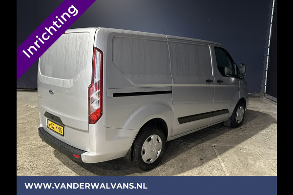 Ford Transit Custom 2.0 TDCI **BPM VRIJ voor de Ondernemer** L1H1 inrichting Euro6 Airco | Camera | Navigatie | Apple Carplay cruisecontrol, parkeersensoren, stoelverwarming, LED, verwarmde voorruit, bijrijdersbank, achterklep