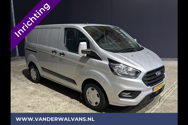 Ford Transit Custom 2.0 TDCI **BPM VRIJ voor de Ondernemer** L1H1 inrichting Euro6 Airco | Camera | Navigatie | Apple Carplay cruisecontrol, parkeersensoren, stoelverwarming, LED, verwarmde voorruit, bijrijdersbank, achterklep