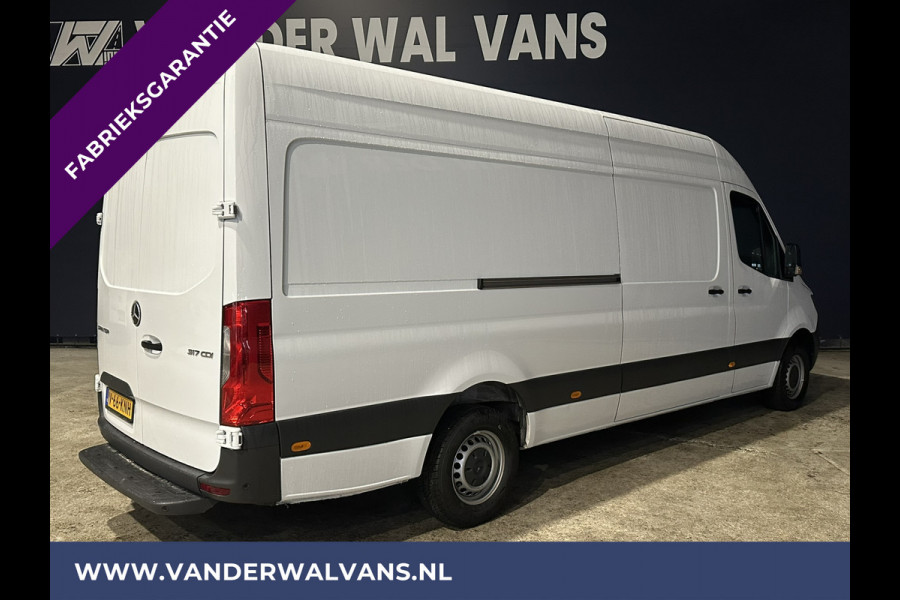 Mercedes-Benz Sprinter 317 CDI 170pk 9G Tronic Automaat **BPM VRIJ voor de Ondernemer** L3H2 Fabrieksgarantie Euro6 Airco | Camera | Cruisecontrol navigatie, stoelverwarming, MBUX, chauffeursstoel, bijrijdersbank, parkeersensoren