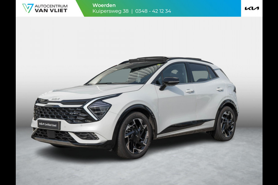 Kia Sportage 1.6 T-GDi GT-Line | Afn. Trekhaak | 1650kg Trekgewicht | All-season | Stoel-/stuurverwarming | Schuif-/kanteldak | Camera | CarPlay | 19'' | LED