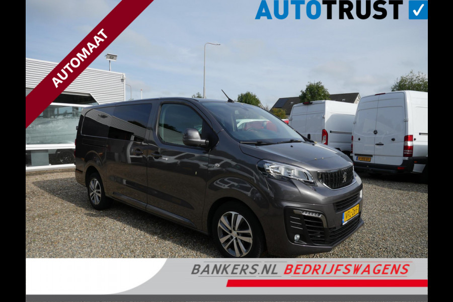 Peugeot Expert 2.0 BlueHDI 120PK, Dubbel Cabine, Airco, Automaat 2 x Schuifdeur