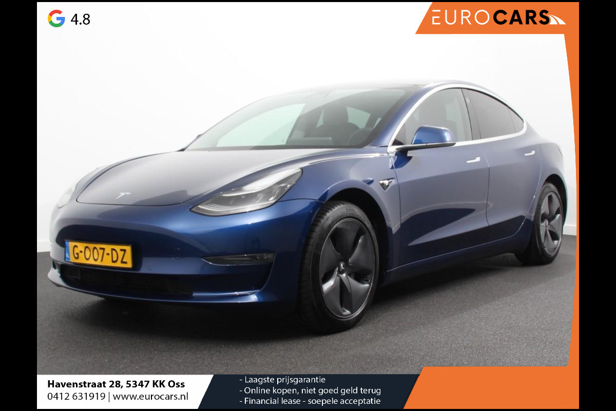 Tesla Model 3 Long Range AWD 75 kWh 346 pk | Leder | Panorama dak | Camera | PDC VA | Navigatie | Stoelverwarming |LED 18"LM Velgen