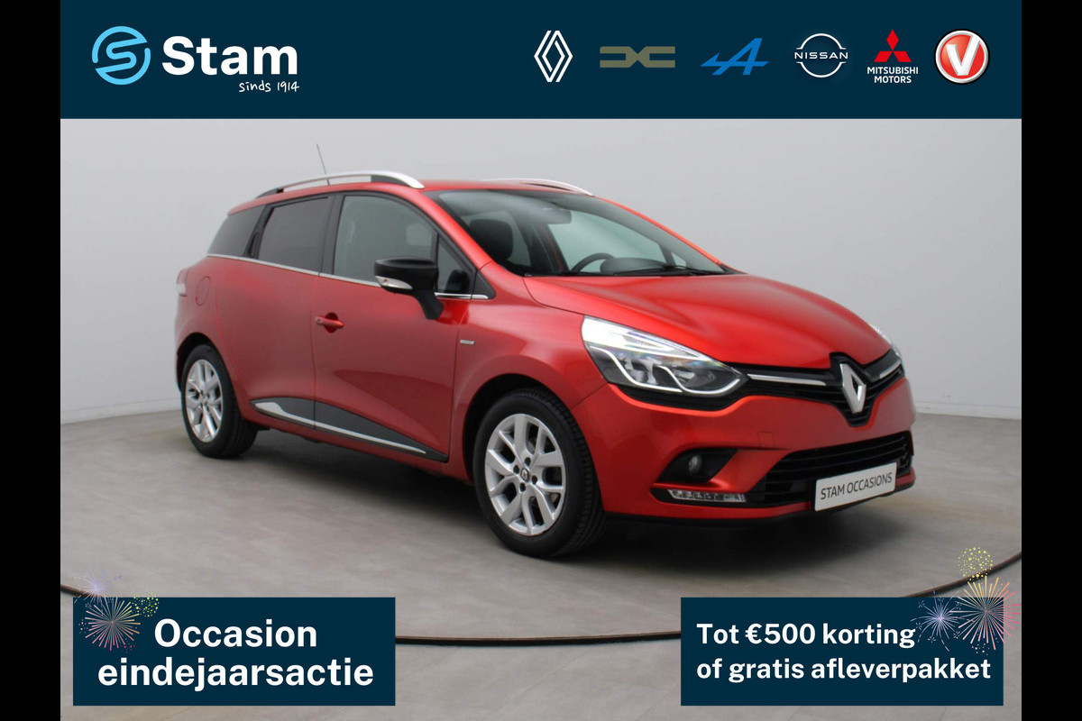 Renault Clio Estate TCe 90pk Limited Airco | Carplay | Cruise | Navi | Parksens. achter