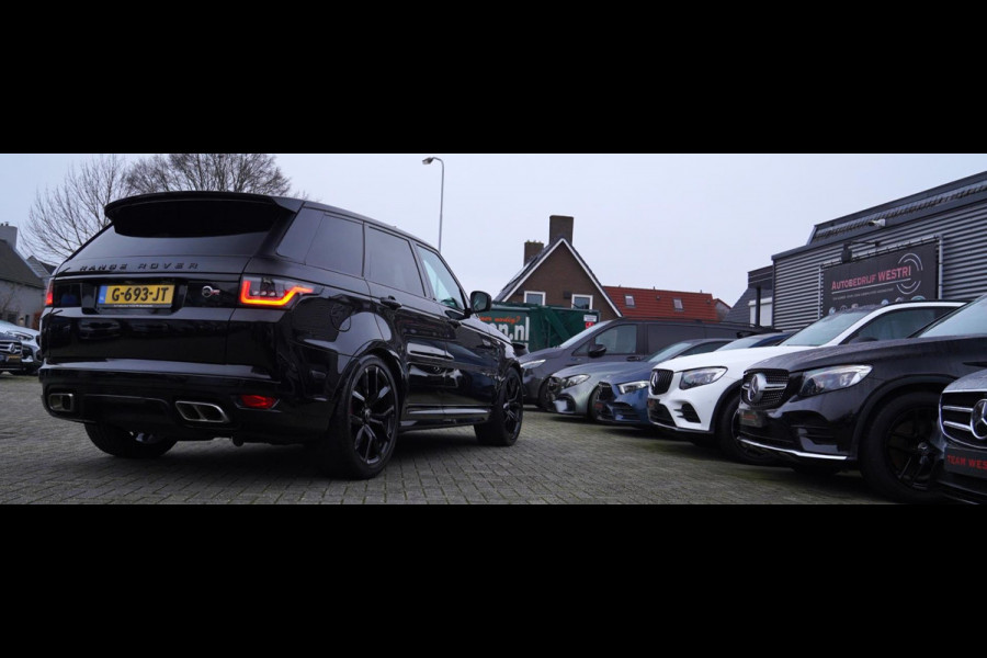 Land Rover Range Rover Sport 5.0 V8 SC SVR | Meridian | Kuipstoelen | 360 cam | Head up | Adaptieve Cruise | Luchtvering | 576PK |