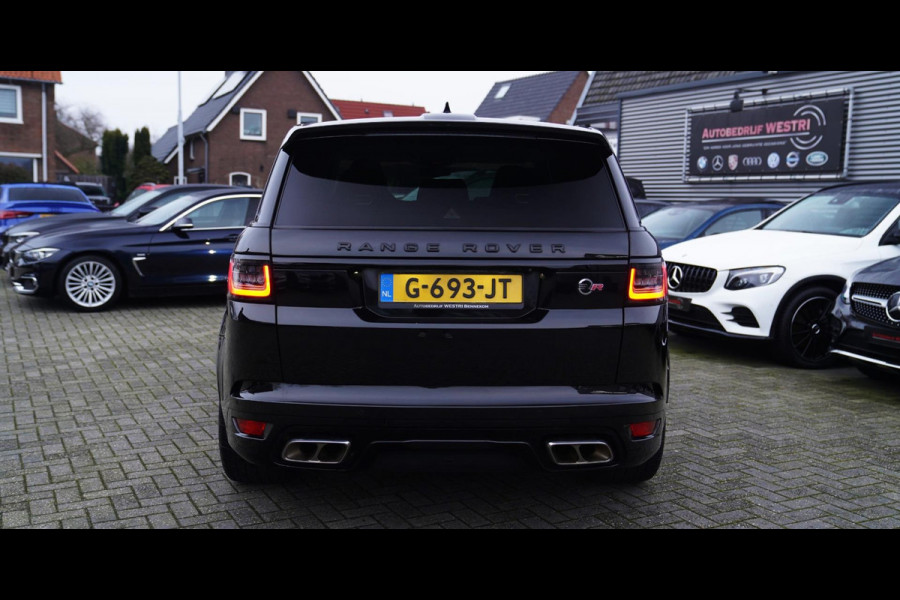 Land Rover Range Rover Sport 5.0 V8 SC SVR | Meridian | Kuipstoelen | 360 cam | Head up | Adaptieve Cruise | Luchtvering | 576PK |