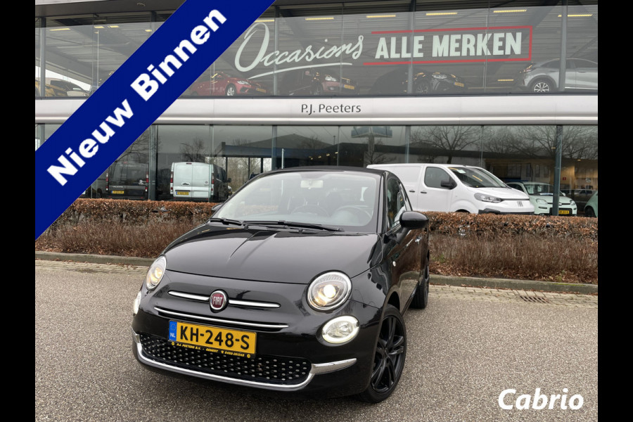 Fiat 500C 0.9 TwinAir Turbo Lounge Cabrio - Airco - Licht metalen velgen 16 inch - mistlampen - USB/AUX - Lederen stuurwiel - Open dak - U-connect