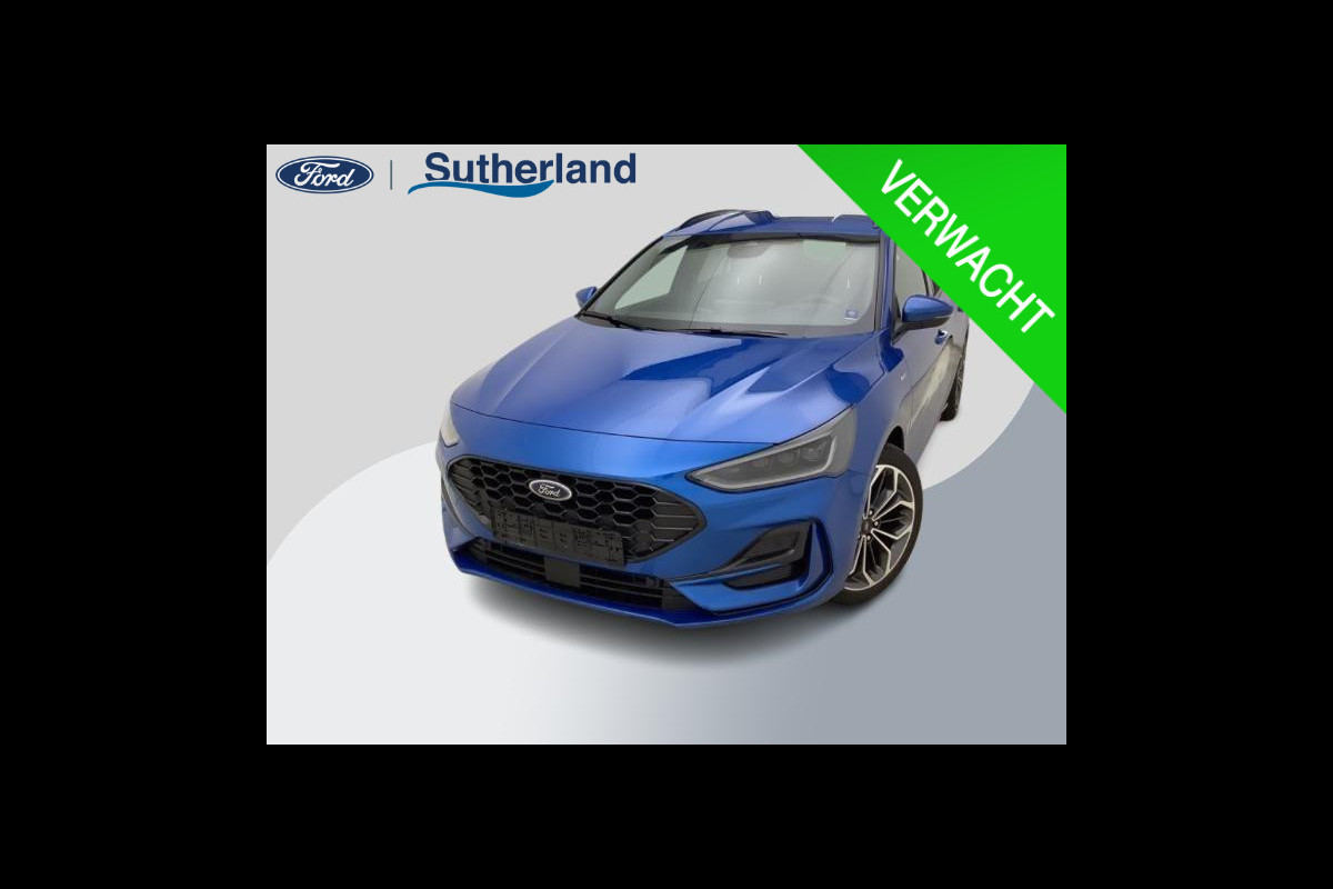 Ford Focus 1.0 EcoBoost Hybrid ST Line X 155pk | Adaptieve Cruise | BLIS | Wegklapbare Trekhaak | Matrix LED | AGR Stoel | Elek. Achterklep | Head up Display | Verlengde fabrieksgarantie tot 02-2028