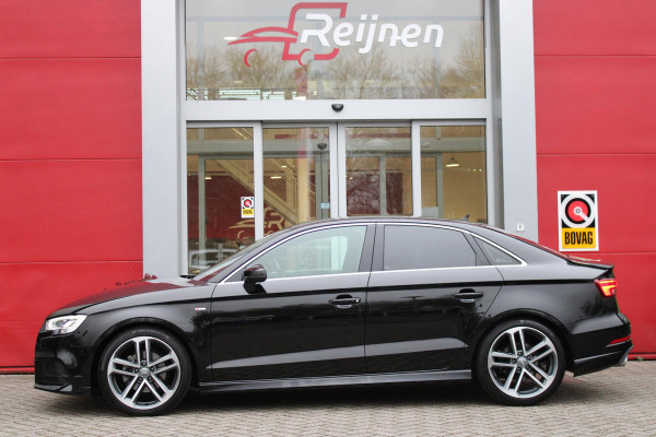 Audi A3 Limousine 35 TFSI 150PK AUTOMAAT S-LINE | APPLE CARPLAY/ANDROID AUTO | NAVIGATIE | PARKEER SENSOREN | STOEL VERWARMING | LICHTMETALEN VELGEN 17" | CLIMATE CONTROL | GETINTE RUITEN | DAB+ RADIO | LED KOPLAMPEN |