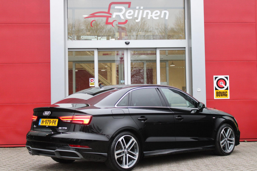 Audi A3 Limousine 35 TFSI 150PK AUTOMAAT S-LINE | APPLE CARPLAY/ANDROID AUTO | NAVIGATIE | PARKEER SENSOREN | STOEL VERWARMING | LICHTMETALEN VELGEN 17" | CLIMATE CONTROL | GETINTE RUITEN | DAB+ RADIO | LED KOPLAMPEN |