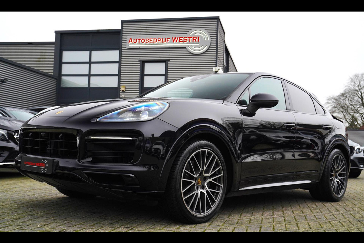 Porsche Cayenne Coupé 3.0 E-Hybrid | Sport Chrono | Bose Sound | Panorama | Luchtvering | Trekhaak | Adaptieve Cruise | 360 camera