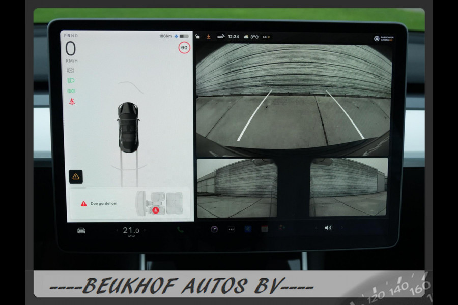 Tesla Model 3 Long Range AWD 75 kWh Pano Wit Leer Navi Cam