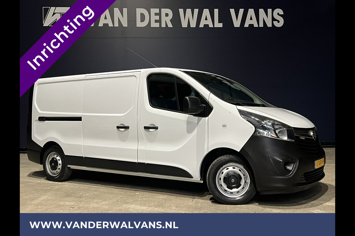 Opel Vivaro 1.6 CDTI 120pk L2H1 inrichting Airco | LED | Omvormer | Cruisecontrol Trekhaak, Parkeersensoren, Bijrijdersbank, Achterklep