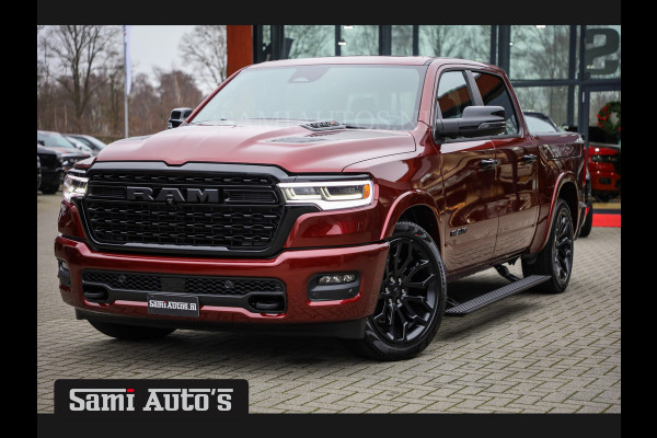 Dodge Ram 1500 LIMITED NIGHT HIGH OUTPUT 540PK 706 Nm 2025 | XB9 | MASSAGE | BOM VOL | CREW CAB | DUBBELE CABINE | GRIJSKENTEKEN | VOORRAAD 2291 - 3485