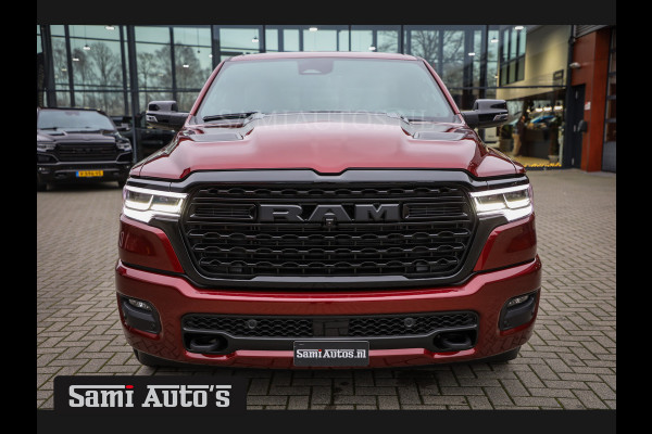 Dodge Ram 1500 LIMITED NIGHT HIGH OUTPUT 540PK 706 Nm 2025 | XB9 | MASSAGE | BOM VOL | CREW CAB | DUBBELE CABINE | GRIJSKENTEKEN | VOORRAAD 2291 - 3485